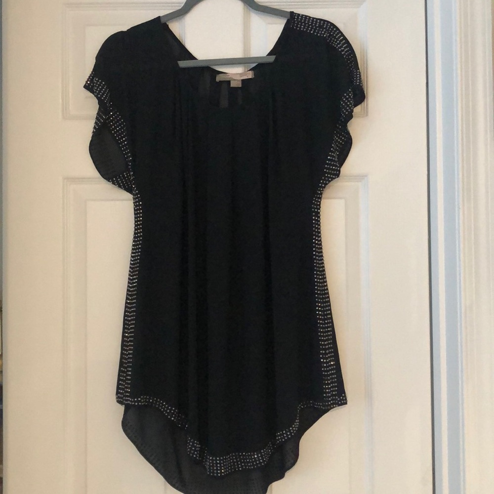Forever 21 black with sequin embellishments top